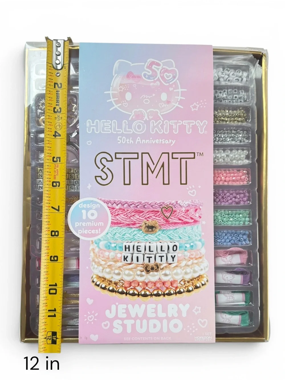 STMT Hello Kitty 50th Anniversary Jewelry Studio Bracelet Kit New